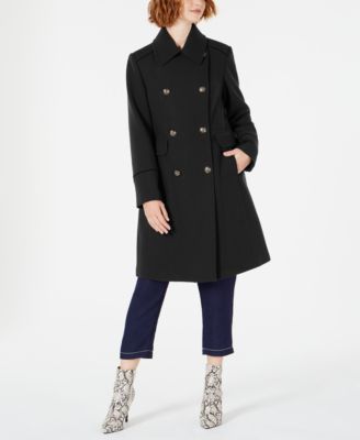 macy's double breasted coat