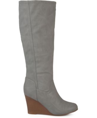 journee collection langly wedge boot