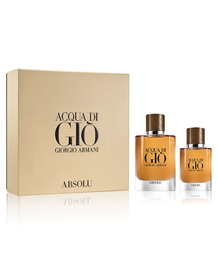Giorgio Armani Men S 2 Pc Acqua Di Gio Absolu Eau De Parfum Gift Set Reviews All Perfume Beauty Macy S