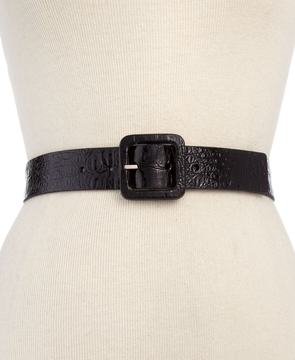 Style&Co. Belt, Skinny lizard Stretch Belt   Handbags & Accessories