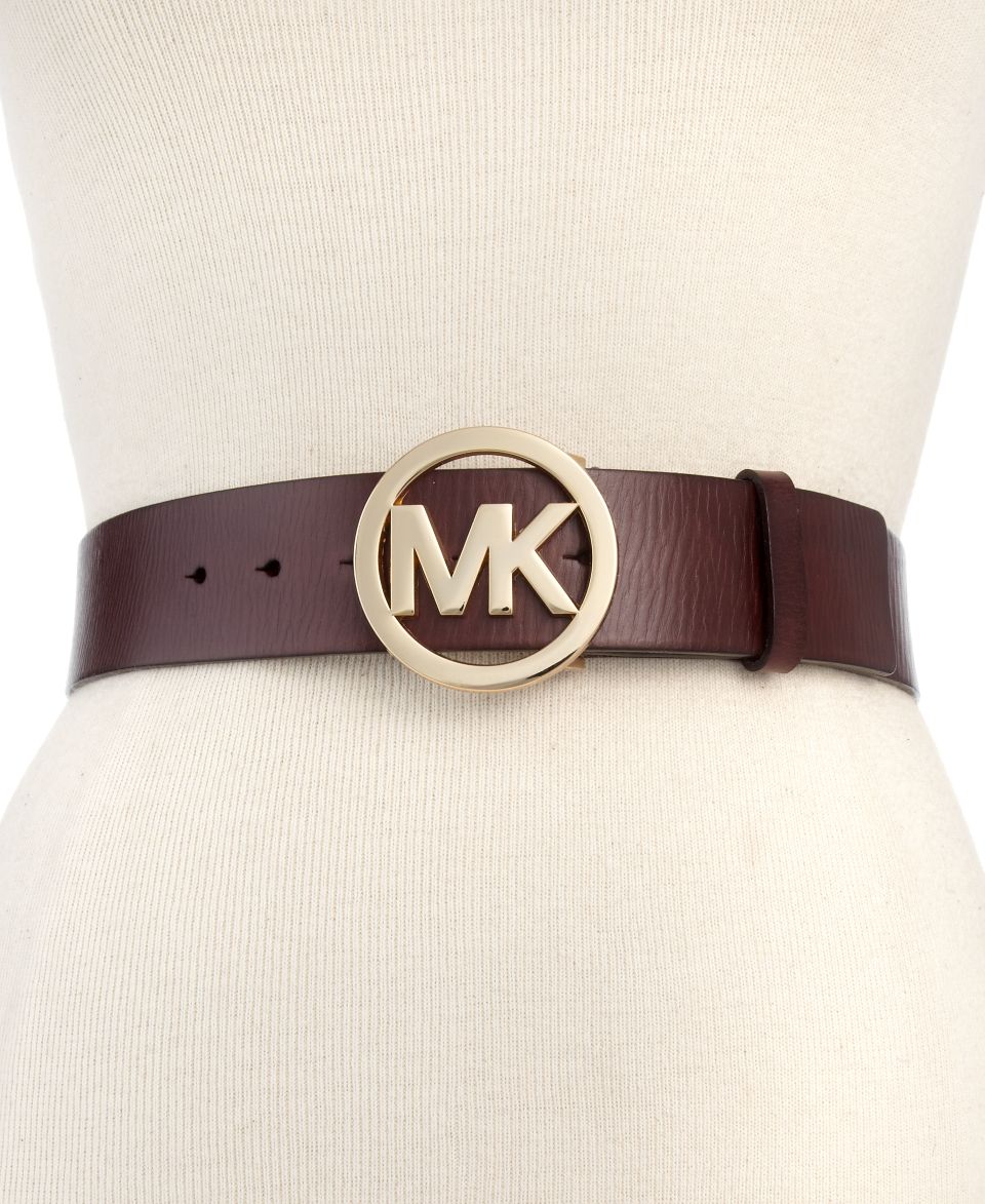 MICHAEL Michael Kors Belt, Logo Square Buckle