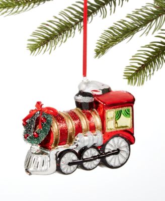 train christmas tree ornaments