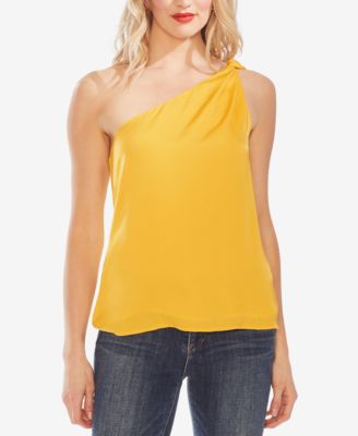 macys one shoulder tops