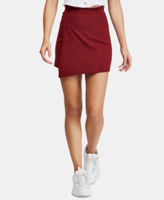 free people cotton asymmetrical denim midi skirt