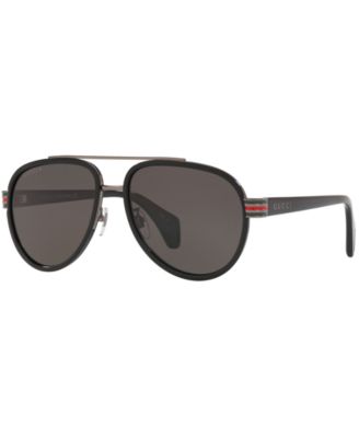 Gucci Men's Polarized Sunglasses, GG0341S - Macy's