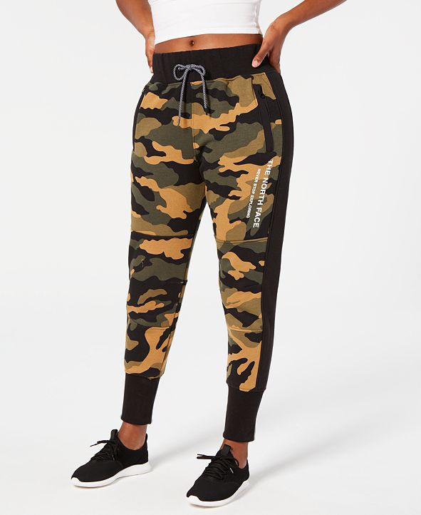 women's the north face tape fleece jogger pants