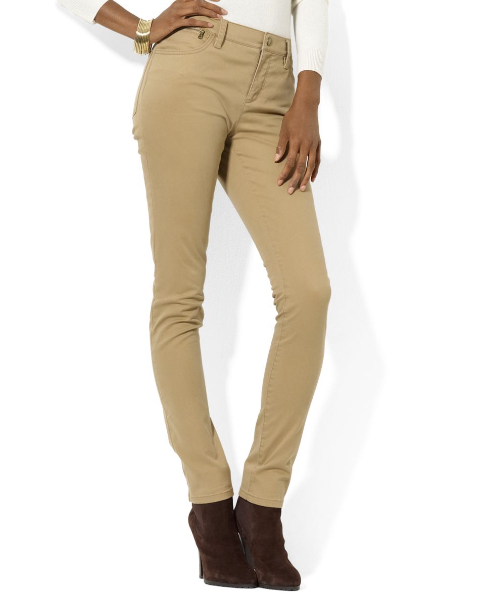 Lauren by Ralph Lauren Pants, Stretch Straight Leg Ankle