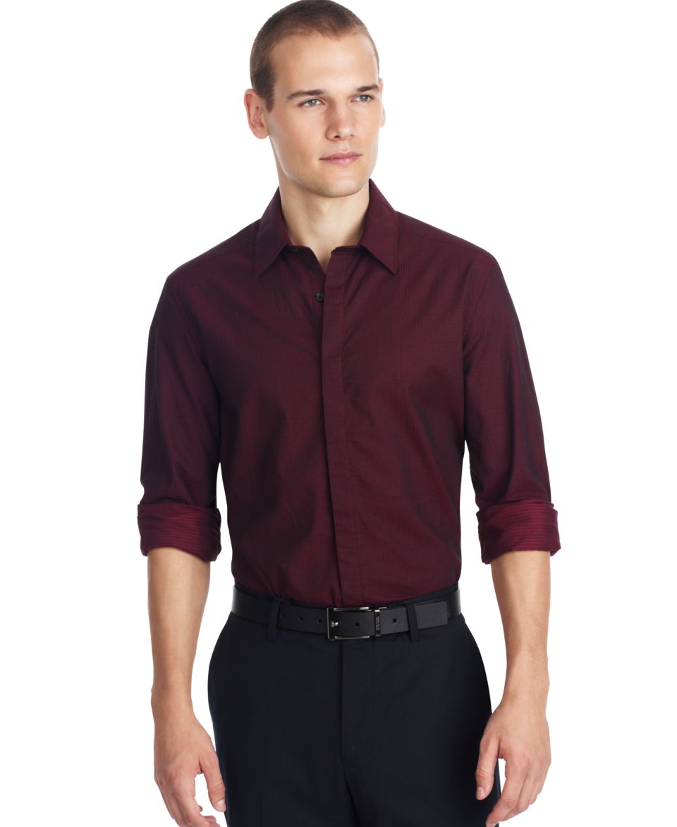 Kenneth Cole Reaction Shirt, Dobby Iridescent Shirt