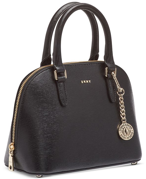 dkny bryant logo satchel