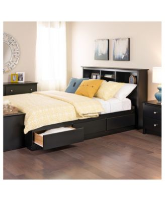 Prepac Full Mate's Platform Storage Bed With 6 Drawers & Reviews ...