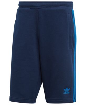 adidas originals adicolor three stripe shorts in blue