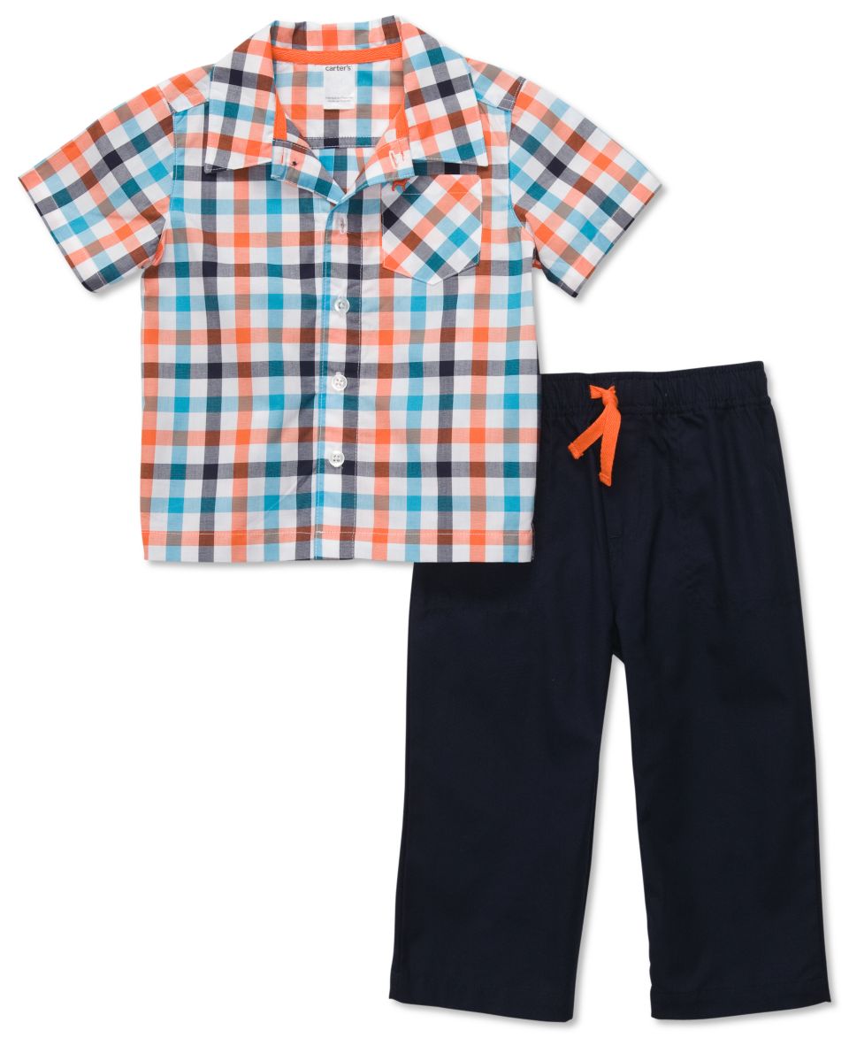 Carters Baby Set, Baby Boys Polo and Knit French Terry Pants   Kids