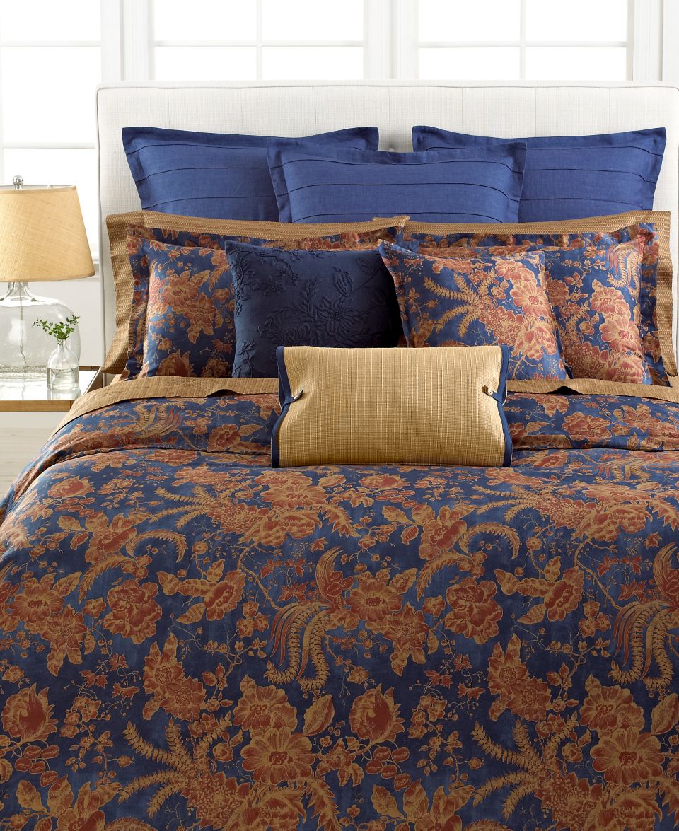 Lauren Ralph Lauren Bedding, Indigo Bali King Duvet Cover