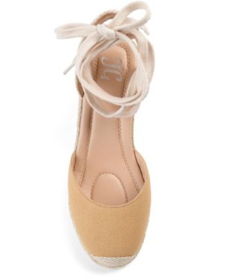 journee collection monte espadrille wedge sandal