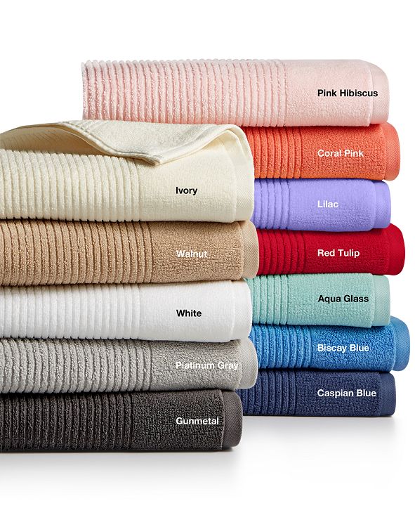 Martha Stewart Collection 27" x 52" Quick Dry Reversible Bath Towel