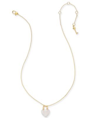 kate spade gold pendant necklace