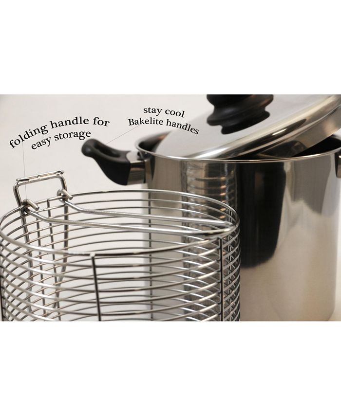 Cook Pro Cookpro 6 Qt Stainless Steel Stovetop Deep Fryer with