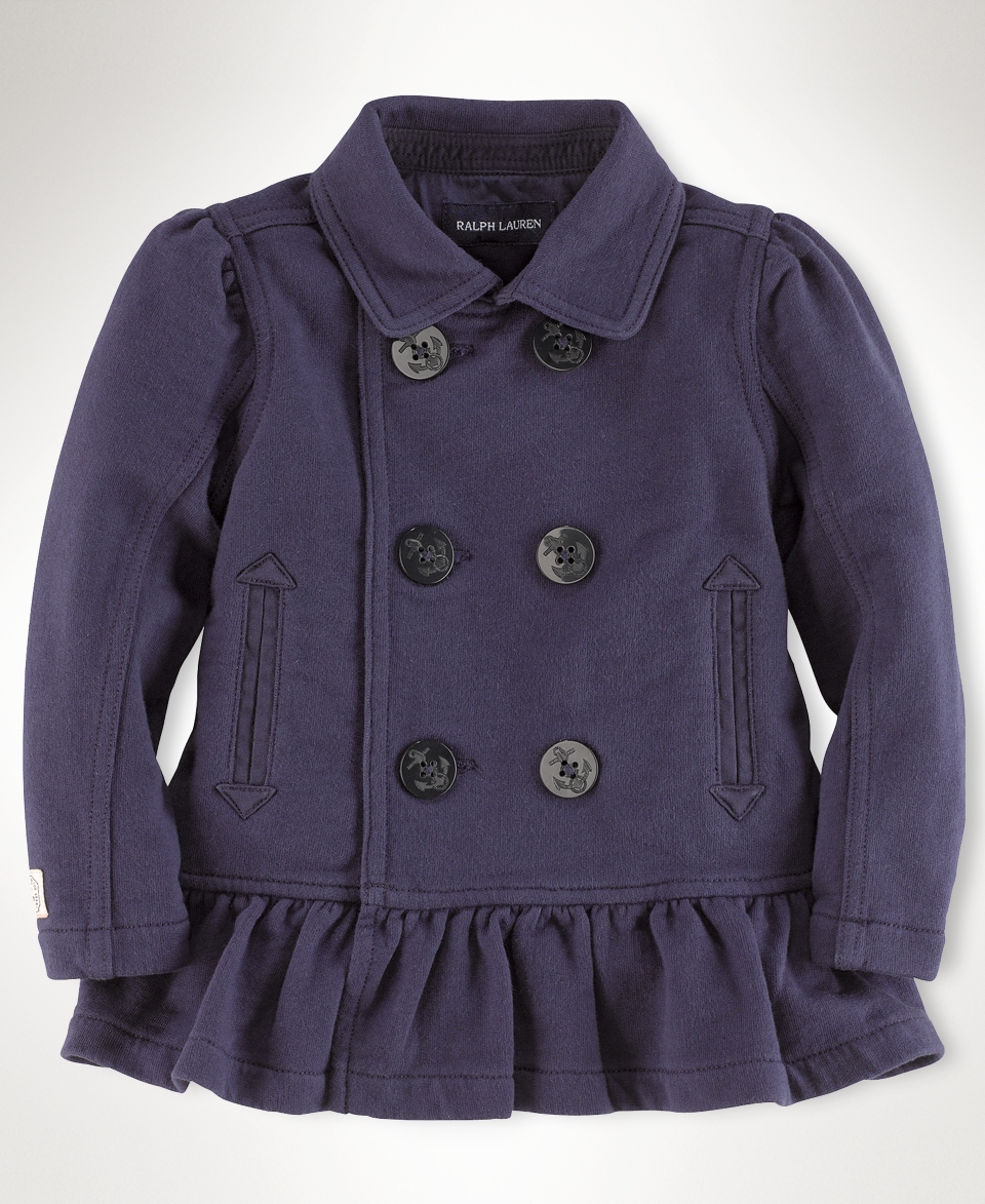 Ralph Lauren Baby Jacket, Baby Girl Campus Fleece Jacket   Kids   