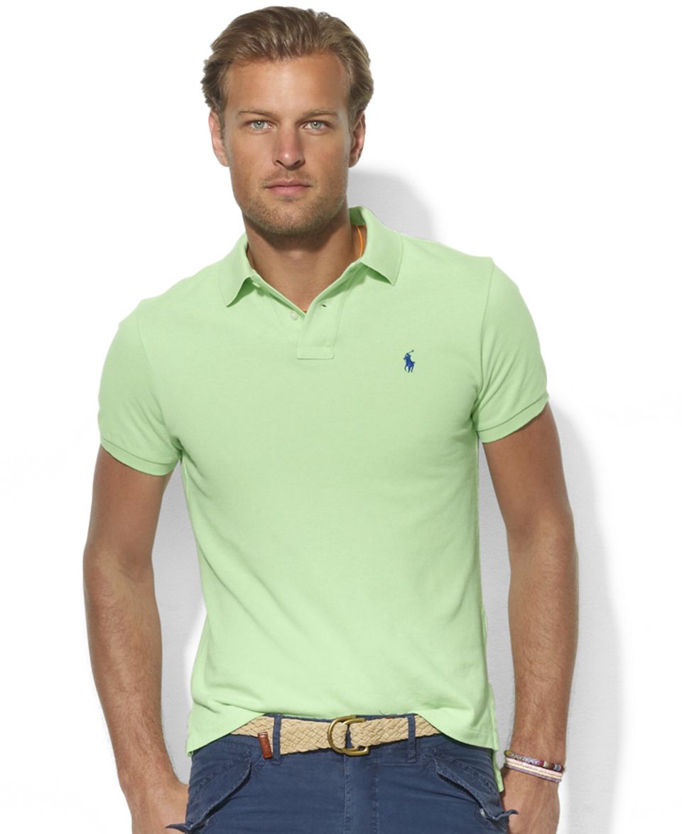 Polo Ralph Lauren Shirt, Classic Fit Interlock Polo Shirt   Mens Polos