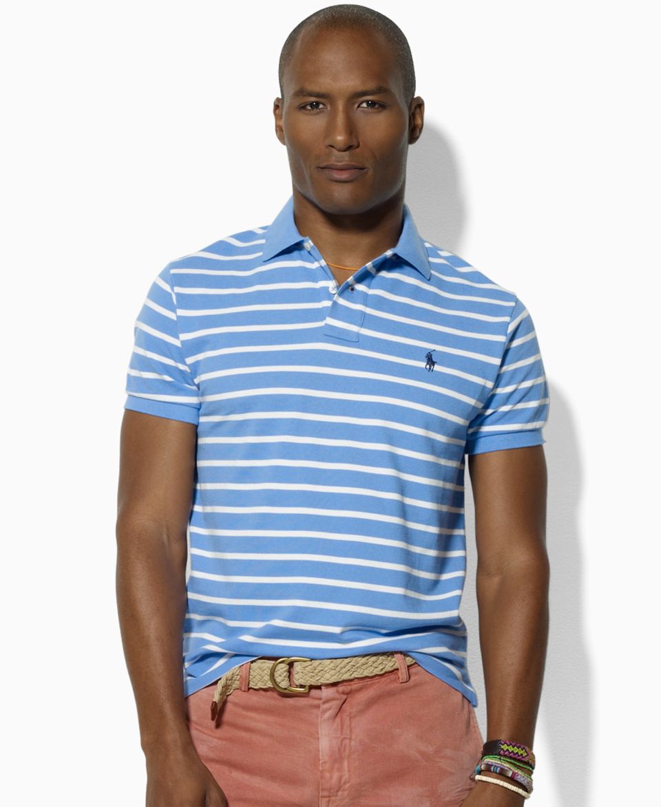 Polo Ralph Lauren Shirt, Classic Fit Multi Stripe Polo Shirt   Mens