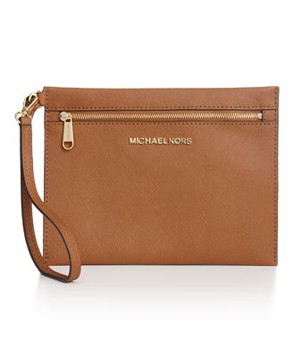 MICHAEL Michael Kors Large Pouch Wristlet - Handbags & Accessories - Macy's