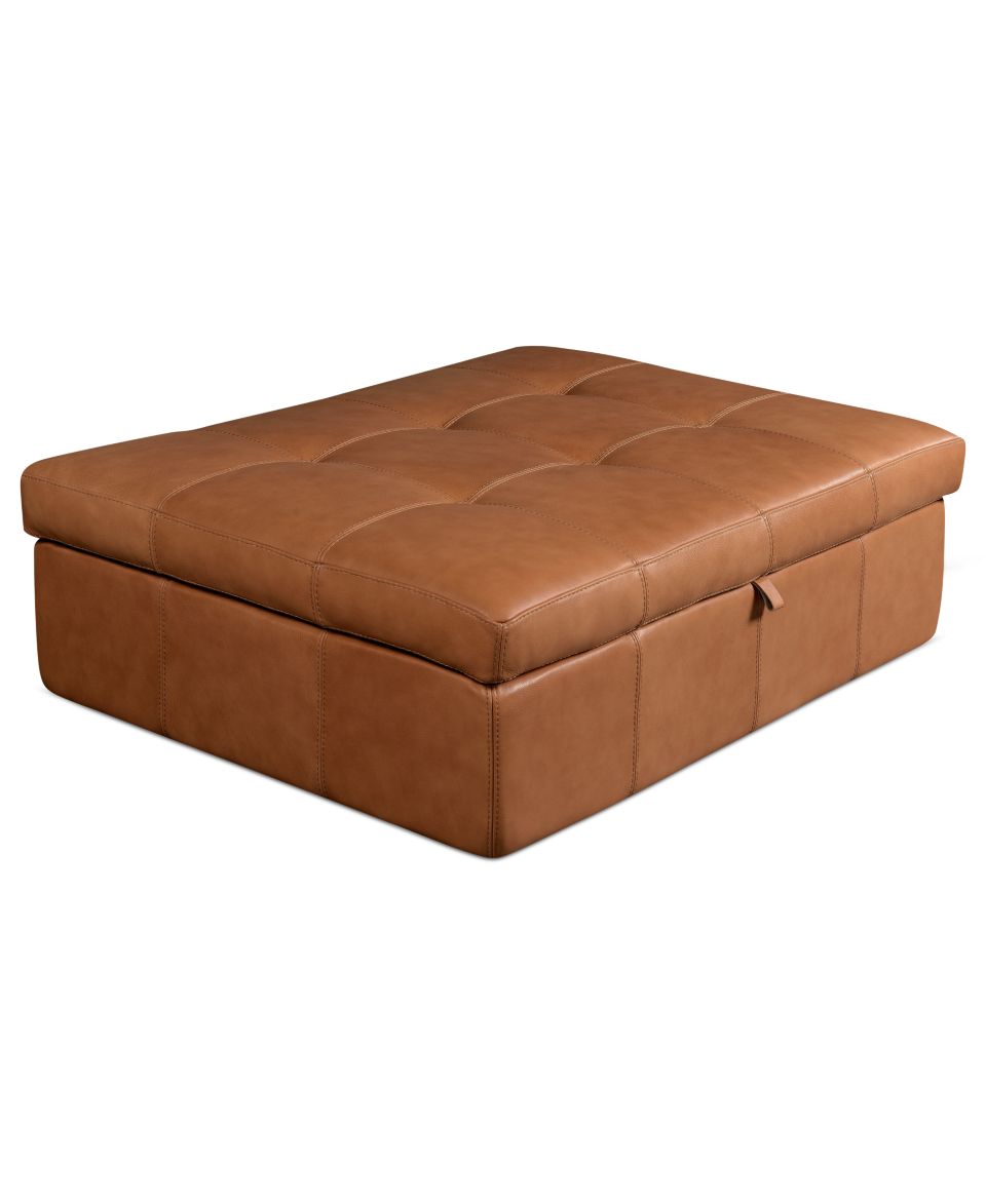 Lear Fabric Cocktail Ottoman, 46W x 34D x 16H   furniture