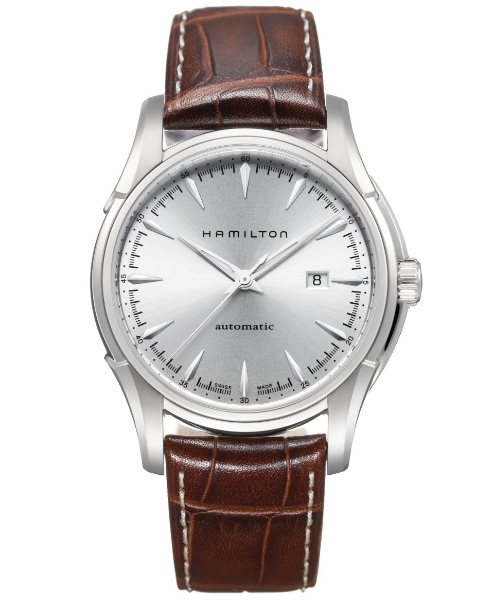 Bulova Accutron Watch, Mens Swiss Chronograph Automatic Gemini Brown