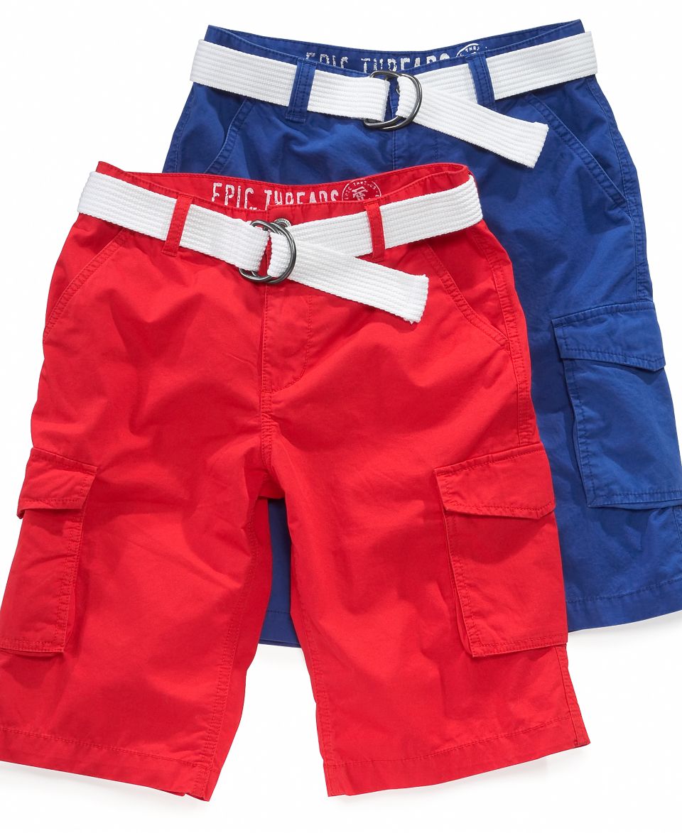 Epic Threads Kids Shorts, Boys Belted Cargo Shorts   Kids Boys 8 20