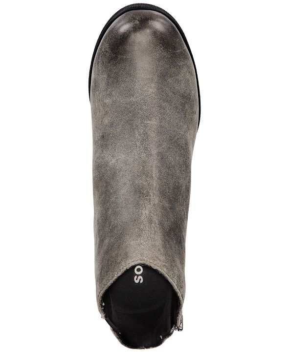 sorel women's joan of arctic wedge zip booties