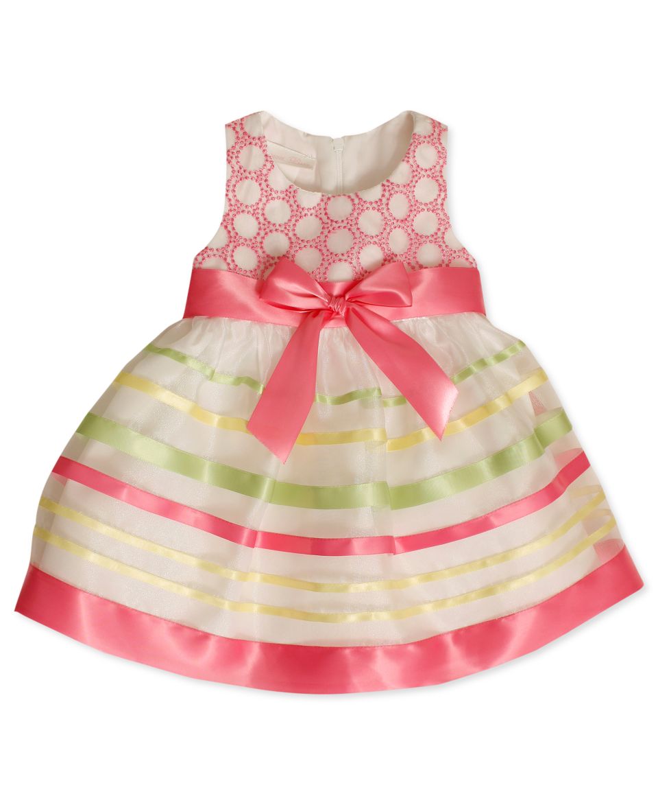 Rare Editions Baby Dress, Baby Girls Floral Shantung Dress   Kids