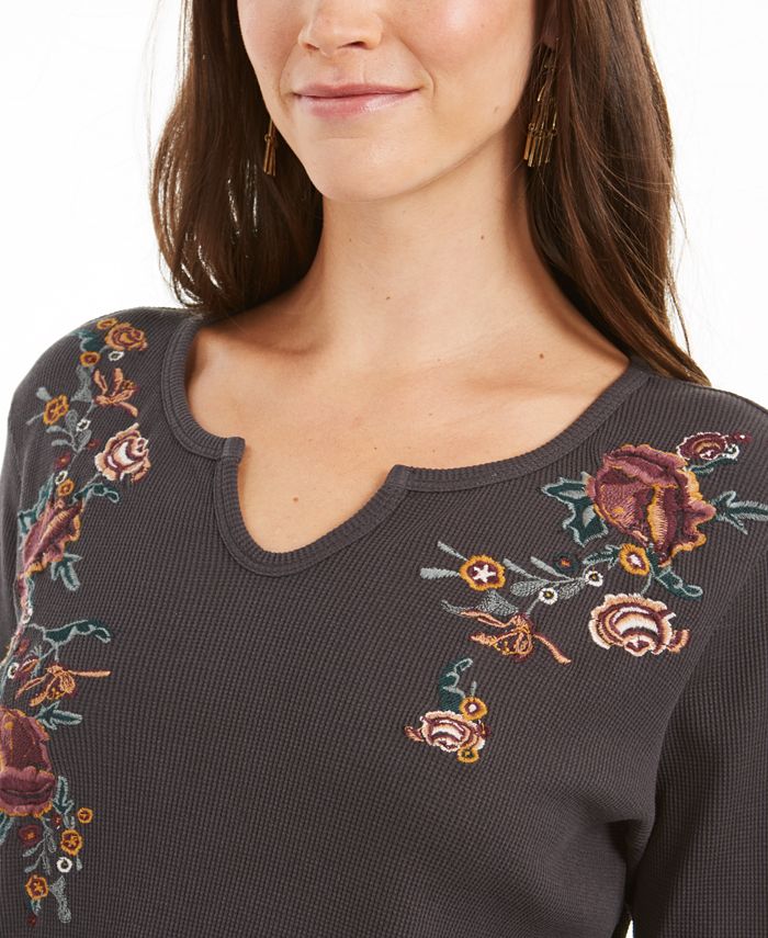 women's embroidered tops uk