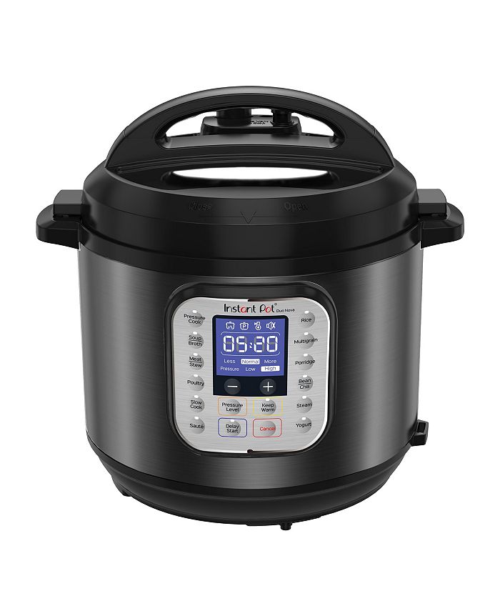 Instant Pot Duo Nova Black Stainless Steel 6 Qt 7 In 1 One Touch Multi Cooker Created For Macy S Reviews Small Appliances Kitchen Macy S The instant pot duo nova is being discounted 50 percent off for a major sur la table deal. duo nova black stainless steel 6 qt 7 in 1 one touch multi cooker created for macy s