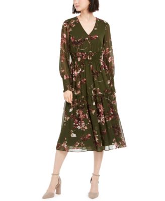 macys dress floral