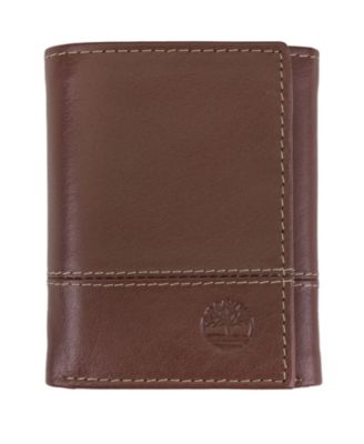 timberland trifold leather wallet