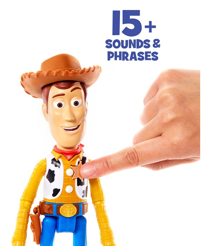 disney pixar toy story true talkers woody figure with 15 phrases