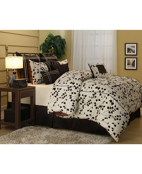Nanshing Buna 7 Pc Taupe Full Comforter Sets Reviews Comforters Fashion Bed Bath Macy S