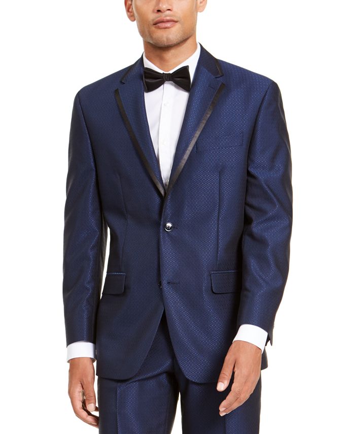 Sean John Men's Classic-Fit Blue Diamond Suit Separate Jacket & Reviews ...