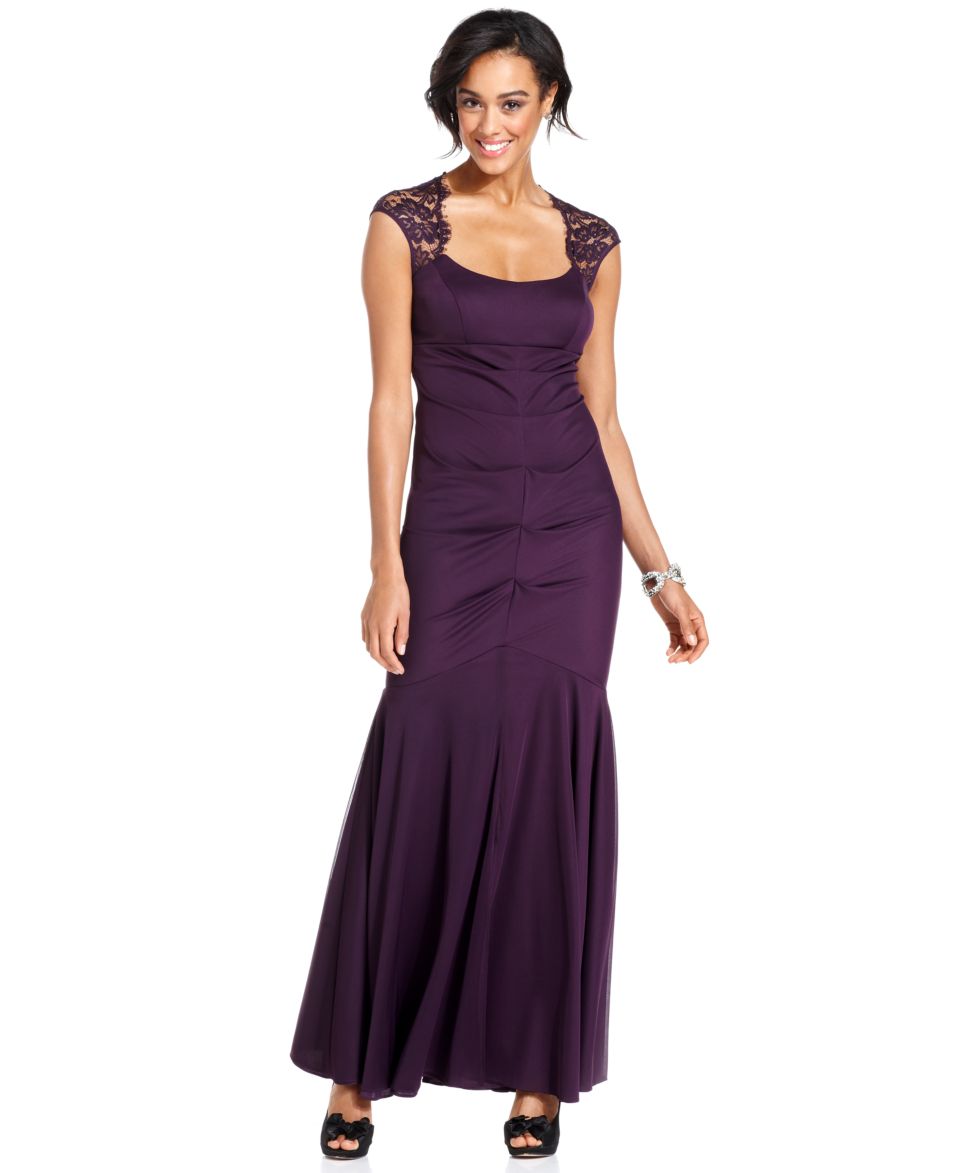 Xscape Dress, Sleeveless Back Cutout Gown   Womens Dresses