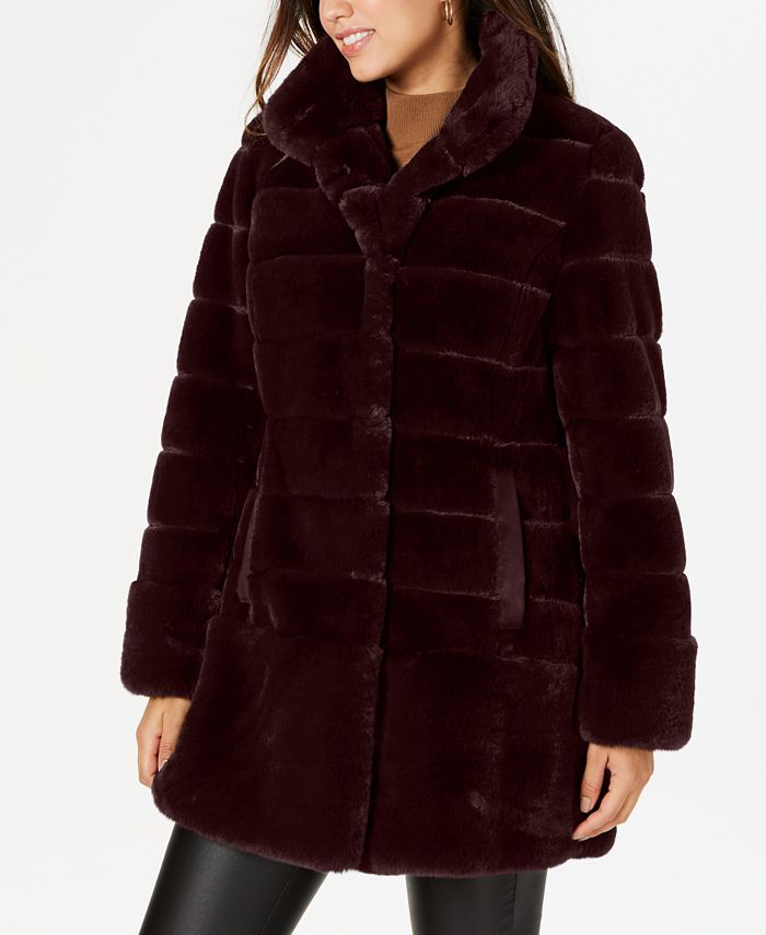 Jones New York StandCollar FauxFur Coat & Reviews Coats Women