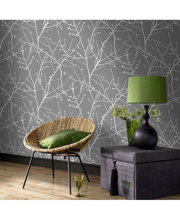Graham Brown Graham Brown Innocence Charcoal And Silver Wallpaper Reviews All Wall Decor Home Decor Macy S Stone wallpaper leaf wallpaper silver wallpaper wallpaper samples white and silver wallpaper grey wallpaper wall wallpaper removable. graham brown
