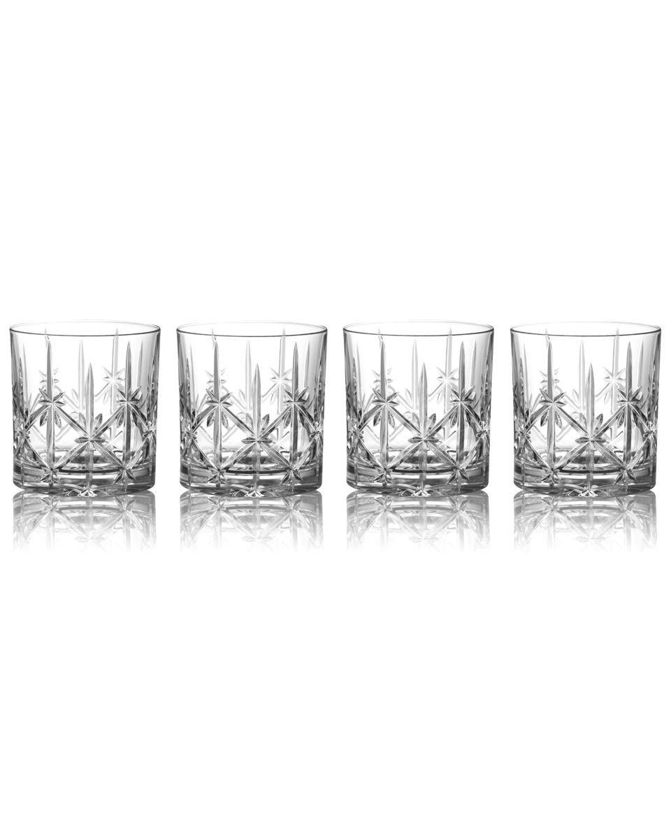 Marquis by Waterford Glassware, Set of 4 Sparkle Double Old Fashioned