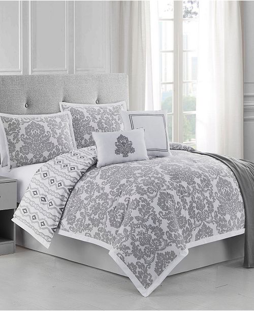 Ellen Tracy Adalisa 6 Piece King Comforter Set Reviews Bed In A Bag Bed Bath Macy S