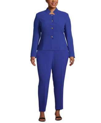 tahari plus size pant suits