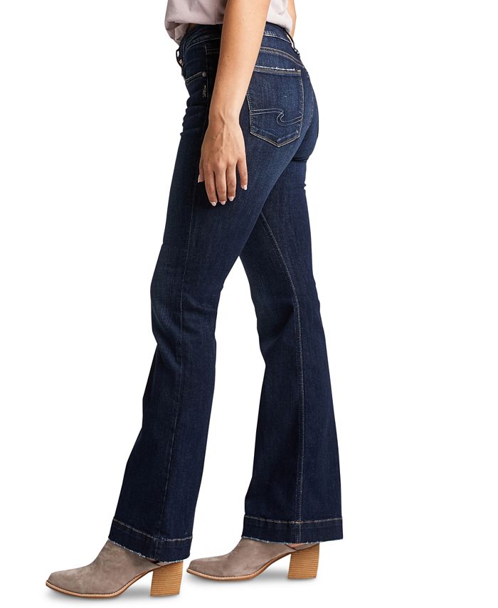 silver trouser jeans