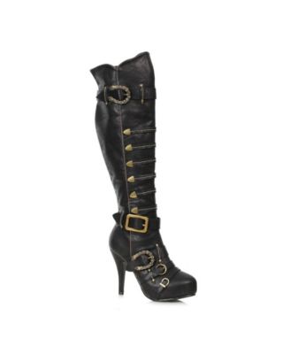 womens flat pirate boots