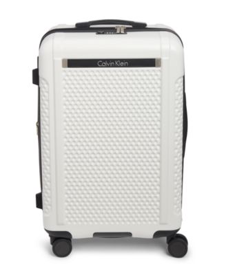 calvin klein suitcase purple