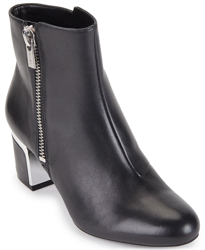 macy's black booties sale