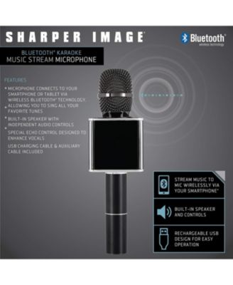 sharper image wireless karaoke speaker