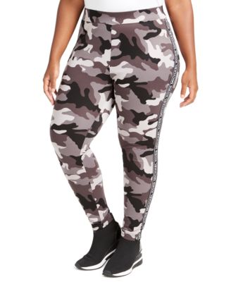 plus size camo workout pants
