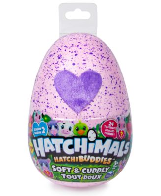 Hatchimals Hatchi Buddies 6045430 Soft & Cuddly Tout Doux Ei mit Kuschelplüsch 